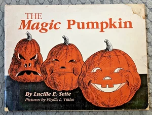 Vintage Halloween The Magic Pumpkin Lucille Sette Weekly Reader Books 1984 PB - Picture 1 of 8