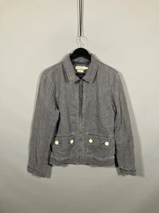 TIMBERLAND DENIM BOMBER Jacket - Size XL - Grey - Great Condition - Men’s - Picture 1 of 5
