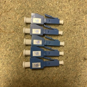 5Pcs Fiber Optic Attenuator 1dB LC/UPC, Single Mode Male-Female Fiber Attenuator - Photo 1/1