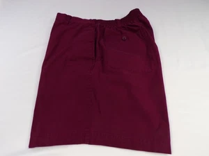 Vintage Haband Stretch Waist Shorts Men 36 Cranberry Cotton/Poly 4 Pocket G25 - Picture 1 of 9