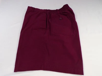 Vintage Haband Stretch Waist Shorts Men 36 Cranberry Cotton/Poly 4 Pocket G25 - Image 1 of 4