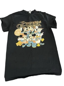 Fluch der Karibik schwarzes Kurzarm T-Shirt Gr. Small Disney Figuren - Bild 1 von 3