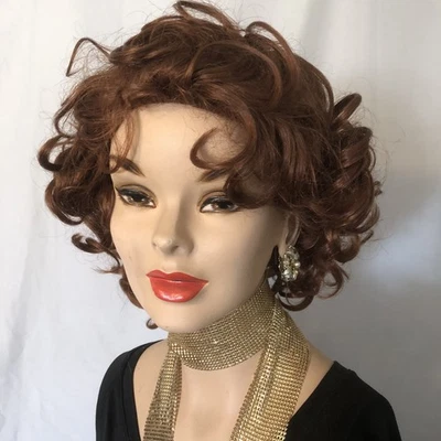 Peluca sintética corta rizada roja Tony of Beverly Josephine nueva con etiquetas Foto 1 de 4