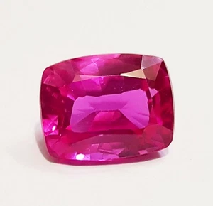 Natural Pink Sapphire Loose Gemstone 11.15 CT Cushion Shape Ring Size - Picture 1 of 6
