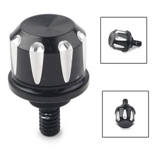 1x 1/4 "-20 Black Rear Fender Seat Screw Bolt For Harley 1996-up - Imagen 1 de 10