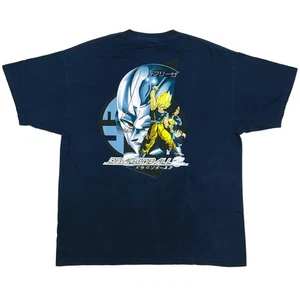 Vintage Dragon Ball Z 2000 Tee Shirt Navy - Metal Cooler Super Saiyan Goku - 2XL - Picture 1 of 4