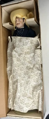 Muñeca Franklin Mint Heirloom Lo que el viento se llevó Clark Gable como Rhett Butler 19" Foto 1 de 4