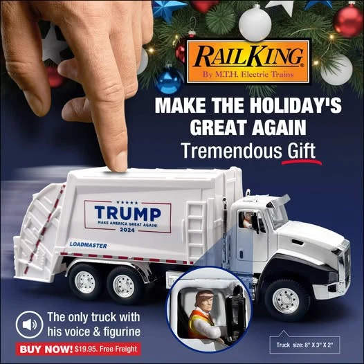 President Donald Trump Garbage Truck MAGA - Image 1 of 4