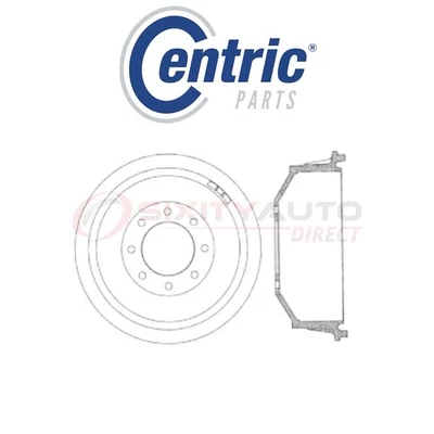 Centric C-TEK Brake Drum for 1992-1999 Chevrolet K2500 Suburban 5.7L 6.5L gg Foto 1 de 4