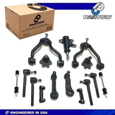 PartsW Chevrolet K1500 15Pc Front Inner & Outer Lower Upper Steering Kit - Image 1 of 4