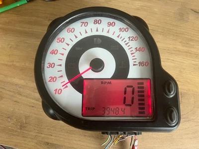 BORG WARNER  SPEEDOMETER 6162-00002-01 w/digital RPM/odo/indicators lights - Image 1 of 4