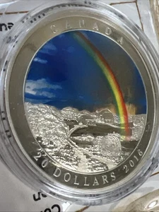 20 $ Feinsilbermünze 2016 - Wetterphänomen Radiant Rainbow - Bild 1 von 5
