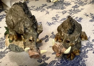 Warzenschwein Mutter und Baby Figuren Wildtiere - Bild 1 von 5