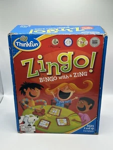 Zingo! Bingo with a Zing Kids Family Game by Thinkfun Ages 4 And Up 2 To 6 Play - Picture 1 of 24