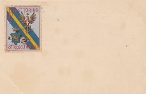 CARTOLINA *6 81° REGGIMENTO FANTERIA BRIGATA TORINO STORIA NON VIAGGIATA - Imagen 1 de 2