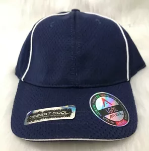 Sombrero de Golf Antigua Azul Liso Grande XL Ajuste Técnico Sombrero de Movimiento Tecnología del Desierto - Imagen 1 de 11