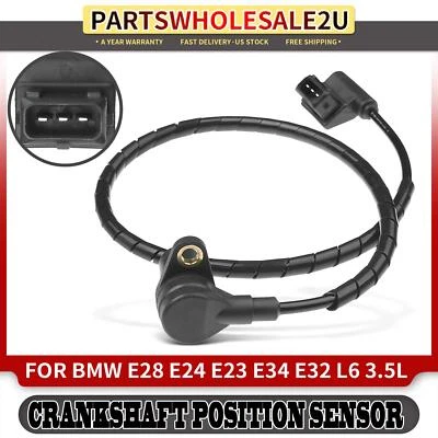Sensor de posición del cigüeñal para BMW 535 535is 635CSi 735i 735iL 3.5L 12141710519 Foto 1 de 4