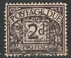 Postage Due 1914 D4 2D Agate Wmk Simple Cypher Used