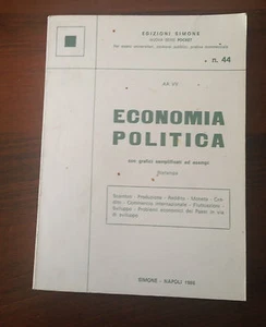 Economia Politica con Grafici Semplificati ed Esempi per Esami Concorsi 1986 - Picture 1 of 1