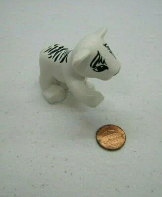 ¡Nuevo! Lego Duplo Bebé Blanco Rayas Tigre Snow Cub Animal Zoo Safari Circo Foto 1 de 3