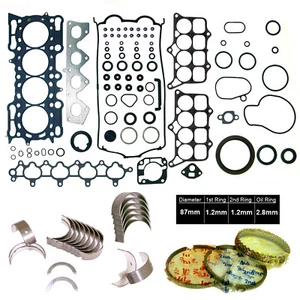 97-01 Honda Prelude Gasket Engine Rebuild RE-RING KIT 2.2L H22A4 DOHC 16V VTec - Picture 1 of 8