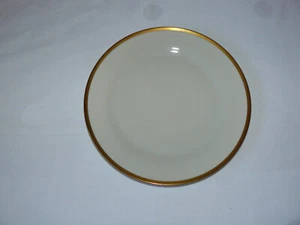 Bavaria Tirschenreuth Kuchenteller Porzellan elfenbein Goldrand 50/60er Jahre - Bild 1 von 2