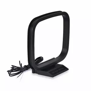 AM Loop Antenna 2 Pin Bare Wire Connector For Radio Sound Stereo Receiver - Picture 1 of 11