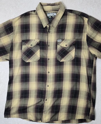 Dixxon Franela Hombre 3XL Manga Corta Botón Marrón Claro/Marrón Oscuro Alfa Foto 1 de 4