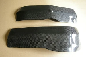 CARBON FIBRE Frame Protectors Suzuki GSXR 600 750 K4 to K5 - Picture 1 of 3