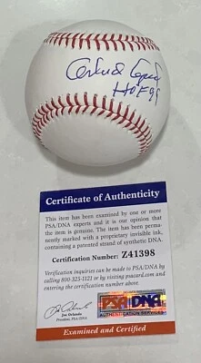 Orlando Cepeda Cards “HOF 99” Signed Official MLB Baseball PSA/ DNA # Z41398 - Image 1 of 2