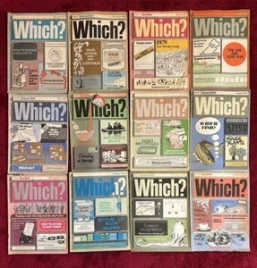 Which? Magazine Bundle x12 Full Year 1979 Jan to Dec Vintage Retro Collectible - Picture 1 of 15