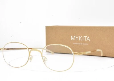 MYKITA Gafas DORADAS OVALADAS REDONDAS 48-21-135 JALLU 013 Foto 1 de 4