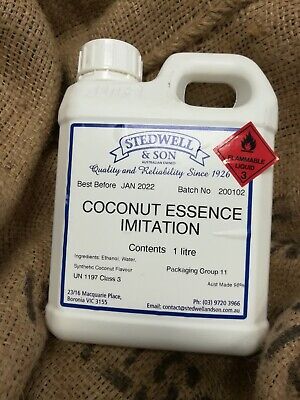 Coconut Essence By Stedwell  1l - Free Post • 22$