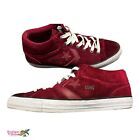Converse Cons All Star Chuck Taylor Burgundy Suede Sneakers Size 12 Men