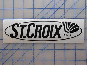 St. Croix Decal Sticker 7.5" 11" Fishing Rod Elite Legend Inshore Avid Mojo Bass - Picture 1 of 3