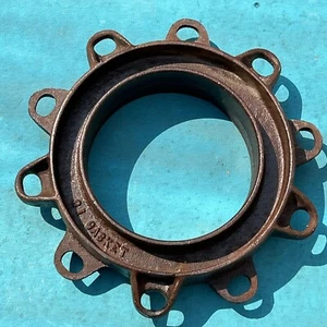 Anillo de tubo de hierro de rescate 10 orificios de perno, 11,5” OD, 6,2” ID, 2,5” D 9 lb - Imagen 1 de 20