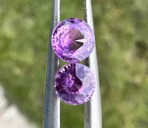 1.2 Ct Natural Pink Sapphire (2pcs) - Picture 1 of 11