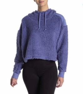 zella cassie faux shearling moletom com capuz