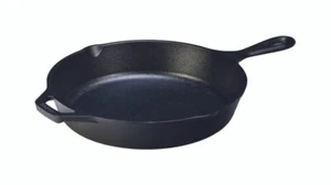 10.25 Inch Cast Iron pan cookware Skillet, oven Grill safe w/Handle, Black - Picture 1 of 7