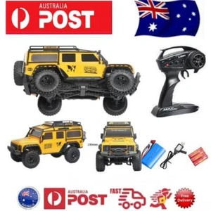 1:10 RC Double Pickup 4WD 2.4G Remote Control Rock Crawler Car Model RTR New - Picture 1 of 12