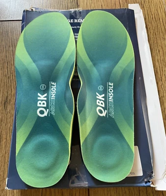 QBK Plantarfasziitis Unterstützung Einlegesohlen 3XL Herren UK 11,5-12 NEU Karton beschädigt