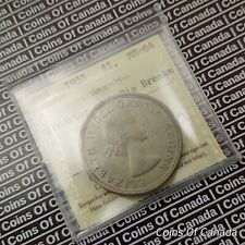 1955 Canada $1 Silver Dollar ICCS MS 64 Arnprior w/ Die Breaks #coinsofcanada
