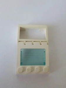 LEGO REF : 2349 - PLAQUE TOIT CHARNIERE BLANC / HINGE CAR ROOF WHITE X 3 - Picture 1 of 1