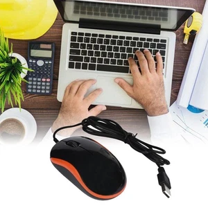 USB LED Wired Gaming Mouse Optical Type Office Mice For PC Q4C0 A0H4 E5G5 J6I8 - Picture 1 of 11