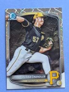 2025 Bowman Chrome Baseball Bubba Chandler Prospects Laser Refractor - Bild 1 von 10