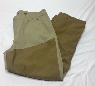 Брюки Cabela's Hunting Dry Plus Upland размер 44 бежевые нейлоновые холщовые щетка защита - Изображение 1 из 4