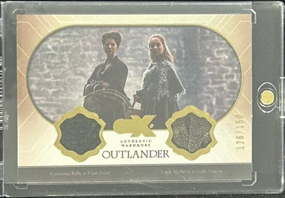 2019 Cryptozoic Outlander Dual Wardrobe DW2 "Claire and Geillis" #126/150 - Image 1 of 2