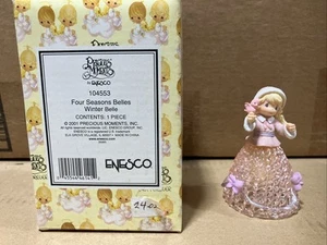 2001 Precious Moments Four Seasons Belles Winter Belle 104553 Complete with Box - Picture 1 of 6