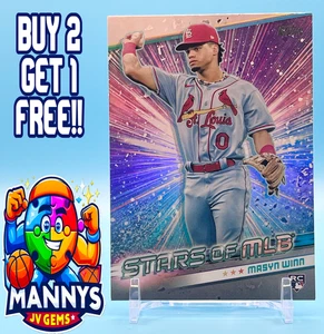 2024 Topps Series 2 Stars of MLB Masyn Winn ROOKIE CARD #SMLB-54 (RC) Cardinals - Picture 1 of 2