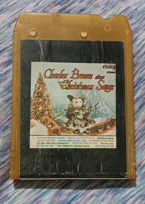 8-track tape Charles Brown Sings Christmas Songs 1971 Blues Vintage Rare Foto 1 de 4